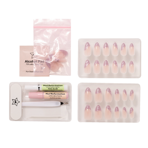 Nail Reformation Lavender Silk Press On Nails #5