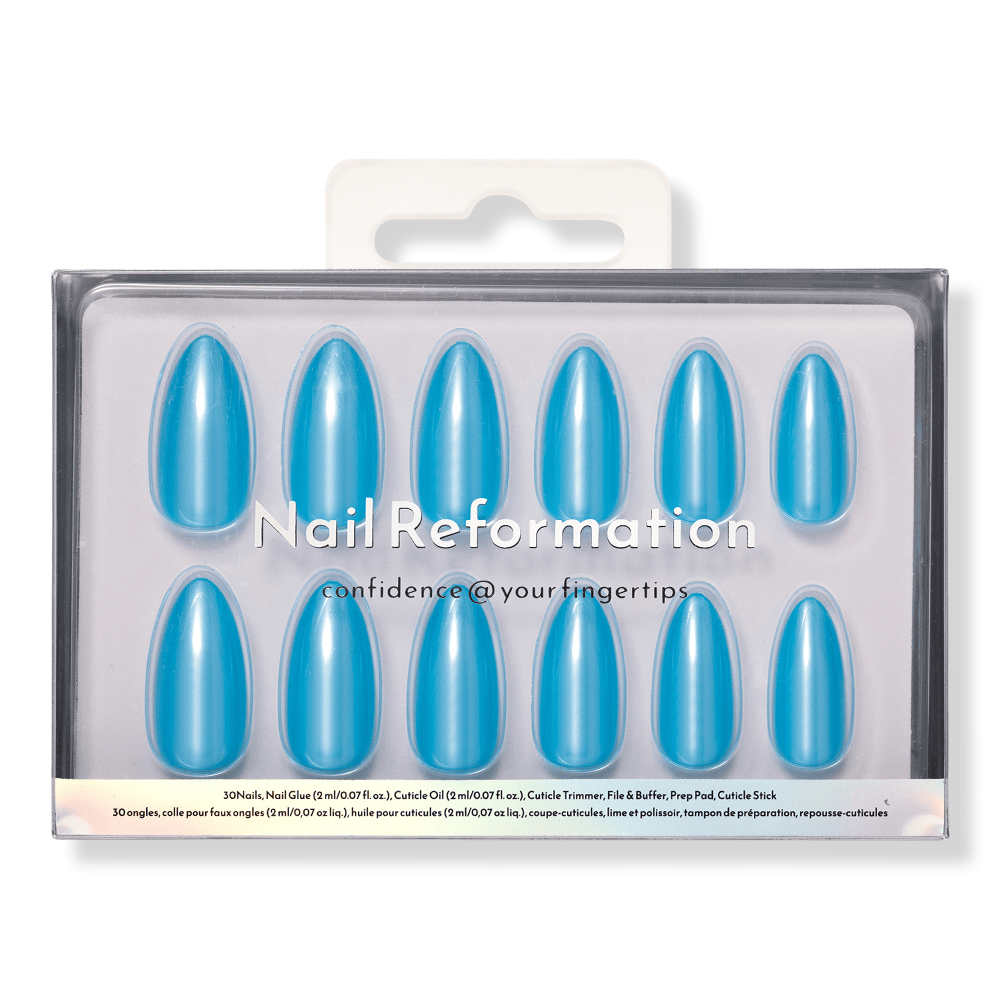 Nail Reformation Teal Tide Press On Nails #1