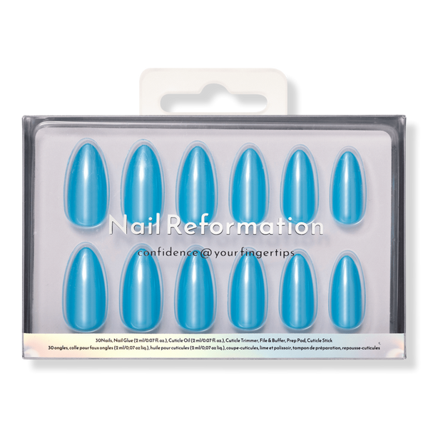 Nail Reformation Teal Tide Press On Nails #1