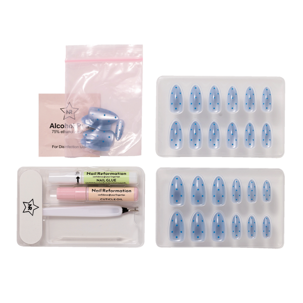 Nail Reformation Blue Moon Press On Nails #5