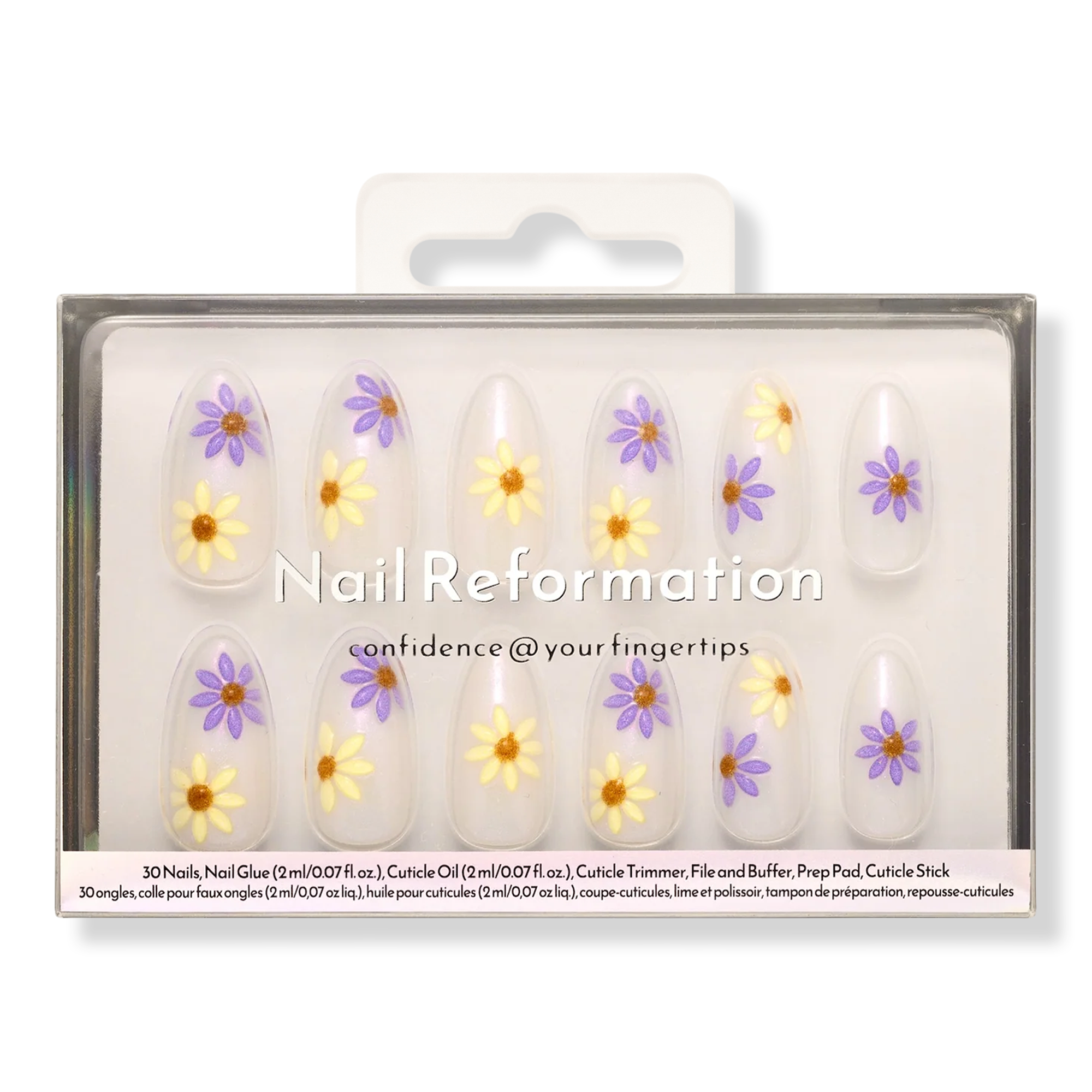 Nail Reformation Silver Thistle Press On Nails #1