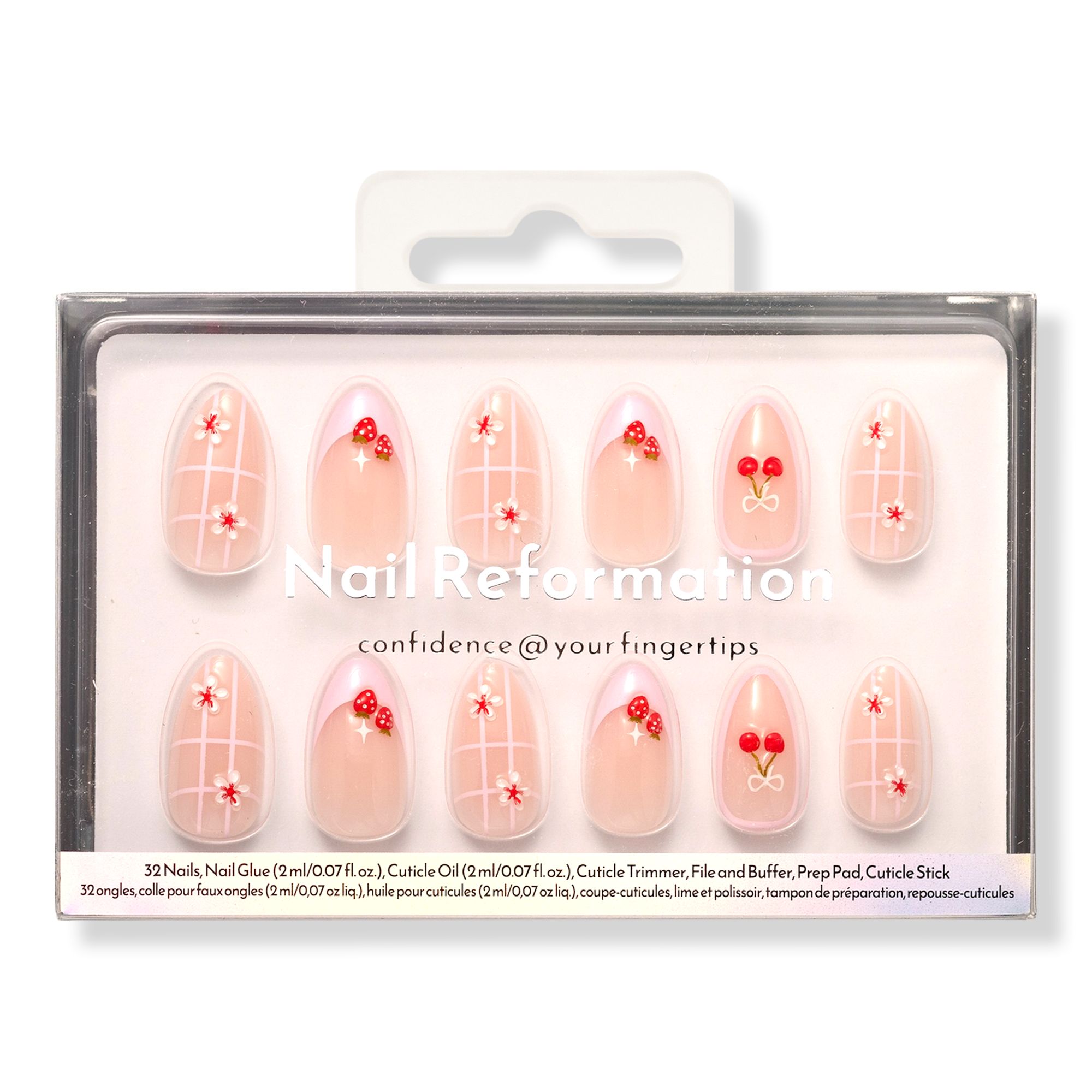 Nail Reformation Cherry Cordial Press On Nails #1