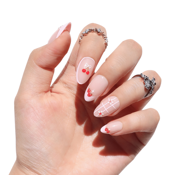 Nail Reformation Cherry Cordial Press On Nails #3