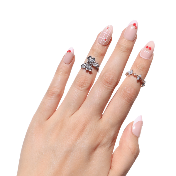 Nail Reformation Cherry Cordial Press On Nails #4