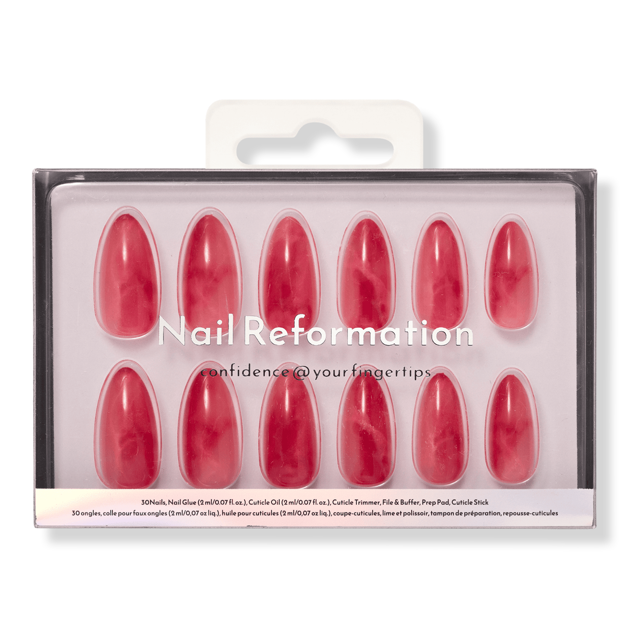 Nail Reformation Pink Lava Press On Nails #1