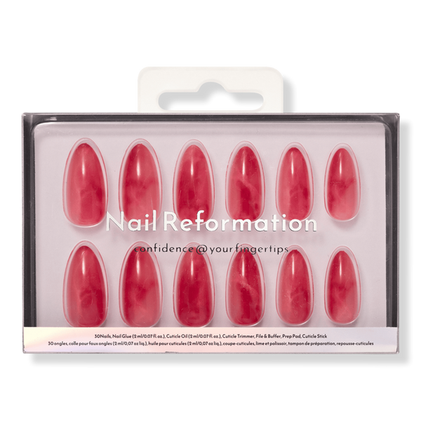 Nail Reformation Pink Lava Press On Nails #1