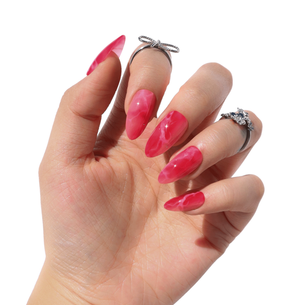 Nail Reformation Pink Lava Press On Nails #3