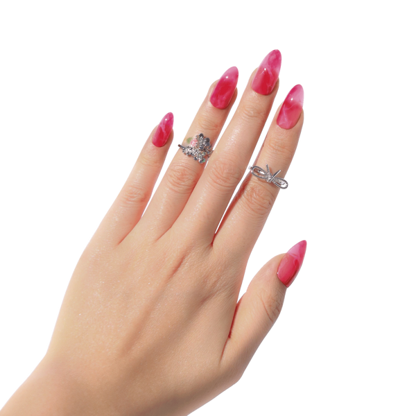 Nail Reformation Pink Lava Press On Nails #4