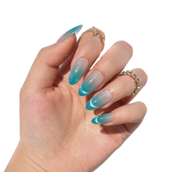 Nail Reformation Ocean Glass Press On Nails #3
