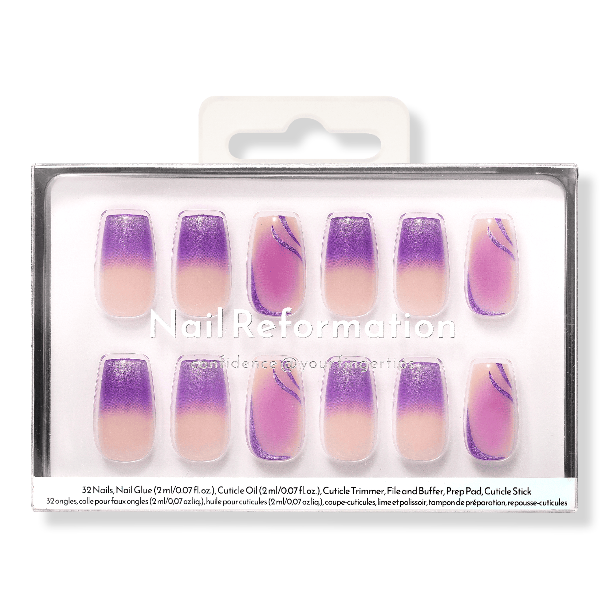 Nail Reformation Purple Hour Press On Nails #1