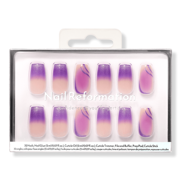 Nail Reformation Purple Hour Press On Nails #1