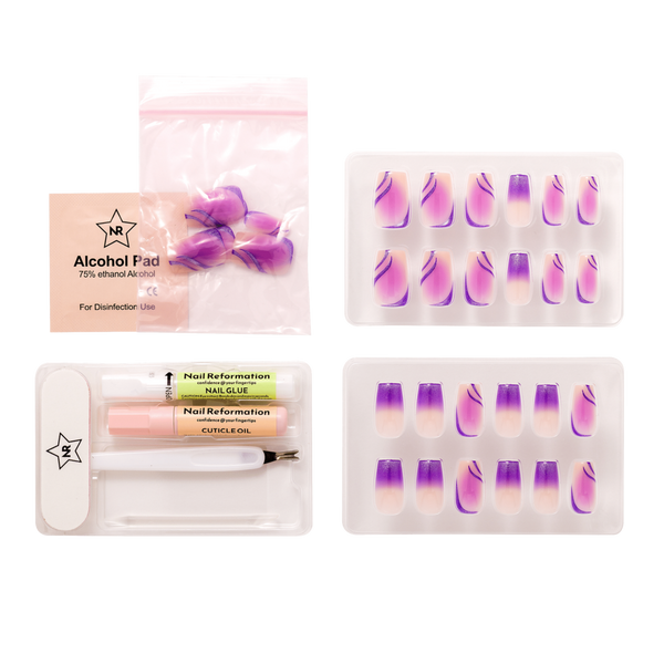Nail Reformation Purple Hour Press On Nails #5