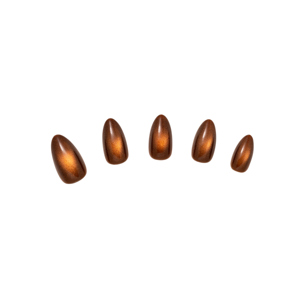 Nail Reformation Brown Velour Press On Nails #2