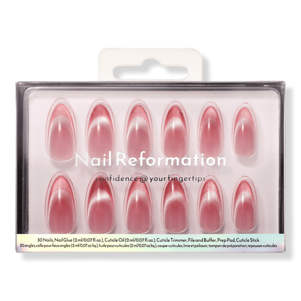 Nail Reformation Pink Aurora Press On Nails #1