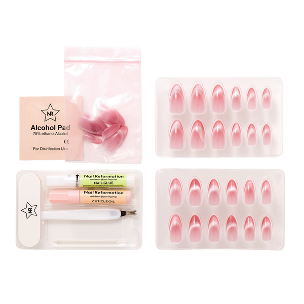 Nail Reformation Pink Aurora Press On Nails #5