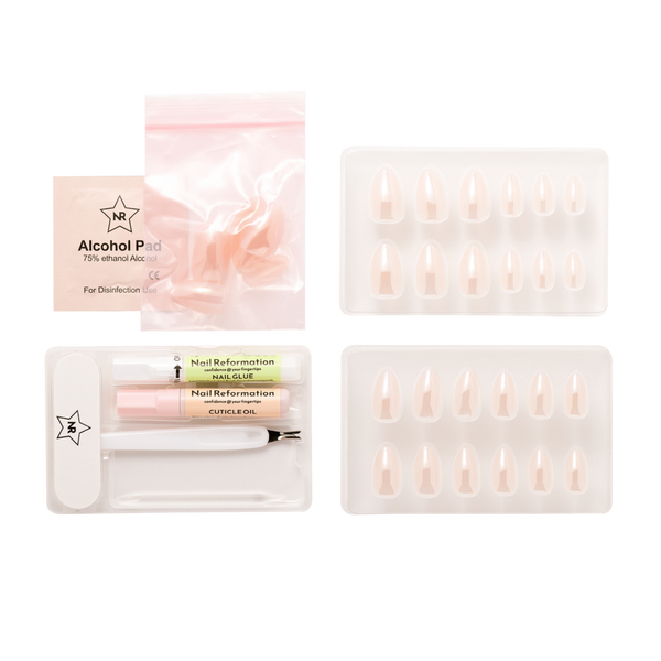 Nail Reformation Pearl Chrome Press On Nails #5