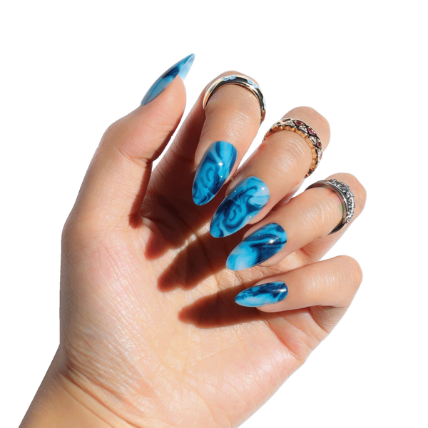 Nail Reformation Blue Quartzite Press On Nails #3