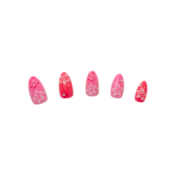 Nail Reformation Pink Hibiscus Press On Nails #2