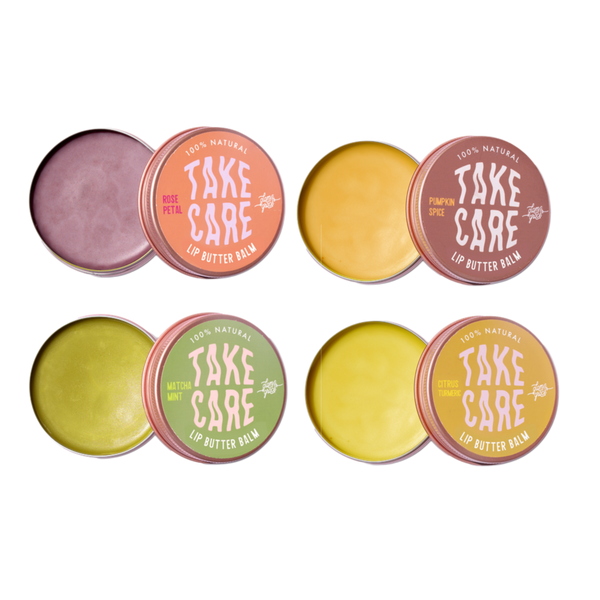 Glam & Grace Take Care - Lip Butter Balm Set with Bag #2