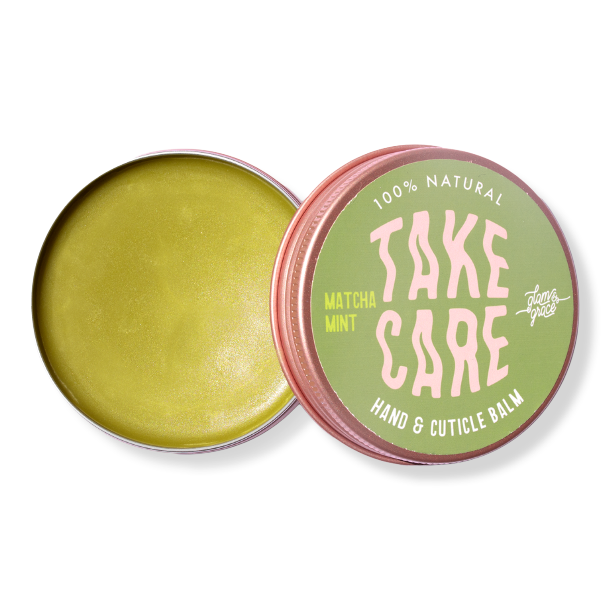 Glam & Grace Take Care - Hand & Cuticle Balm - Matcha Mint #1