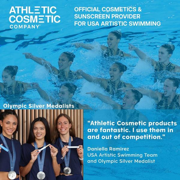 Athletic Cosmetic Company Clear Power Sunscreen SPF 50 Invisible No White Cast Sweat & Water Resistant #6