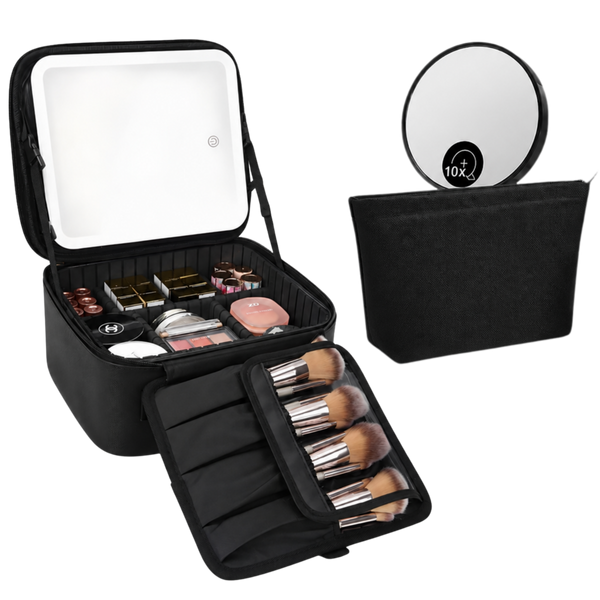 CosmoGlo Lighted Makeup Case with Mirror #2