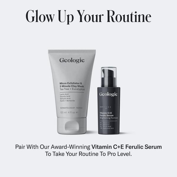Geologie Micro Exfoliator & 3 Minute Clay Mask #5