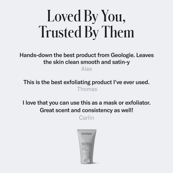 Geologie Micro Exfoliator & 3 Minute Clay Mask #7