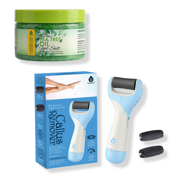 PURSONIC Tee Tree Oil Foot Salt & Pedicure Perfect File #1