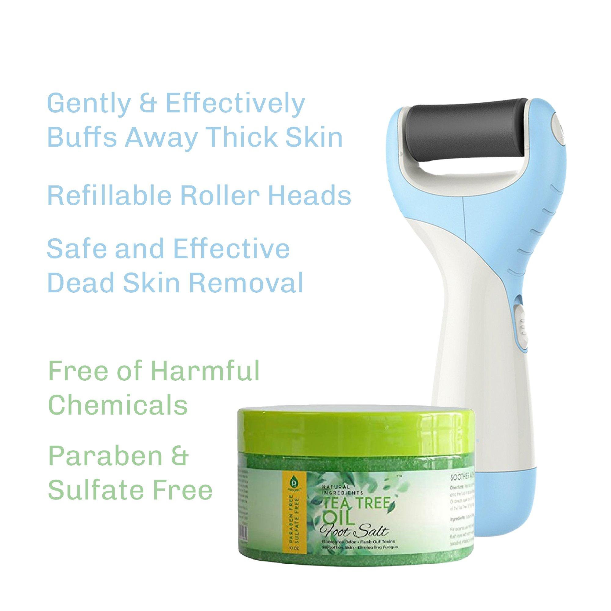 PURSONIC Tee Tree Oil Foot Salt & Pedicure Perfect File — фото 2