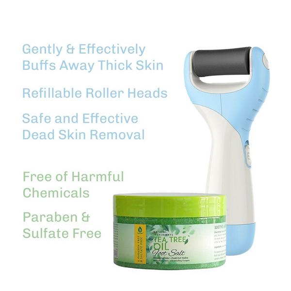 PURSONIC Tee Tree Oil Foot Salt & Pedicure Perfect File #2