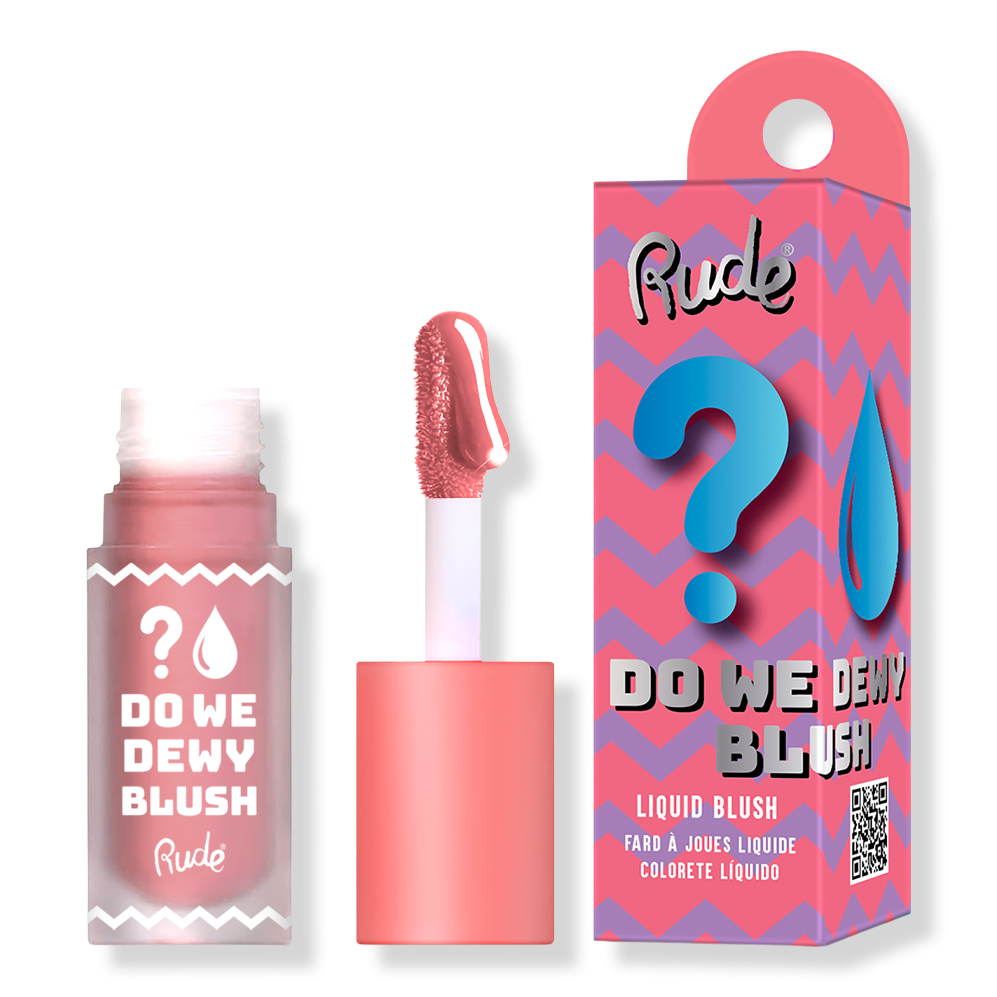 Rude Do We Dewy Liquid Blush #1