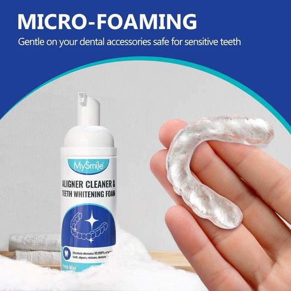 MySmile 2-in-1 Aligner Cleaner & Whitening Foam #3