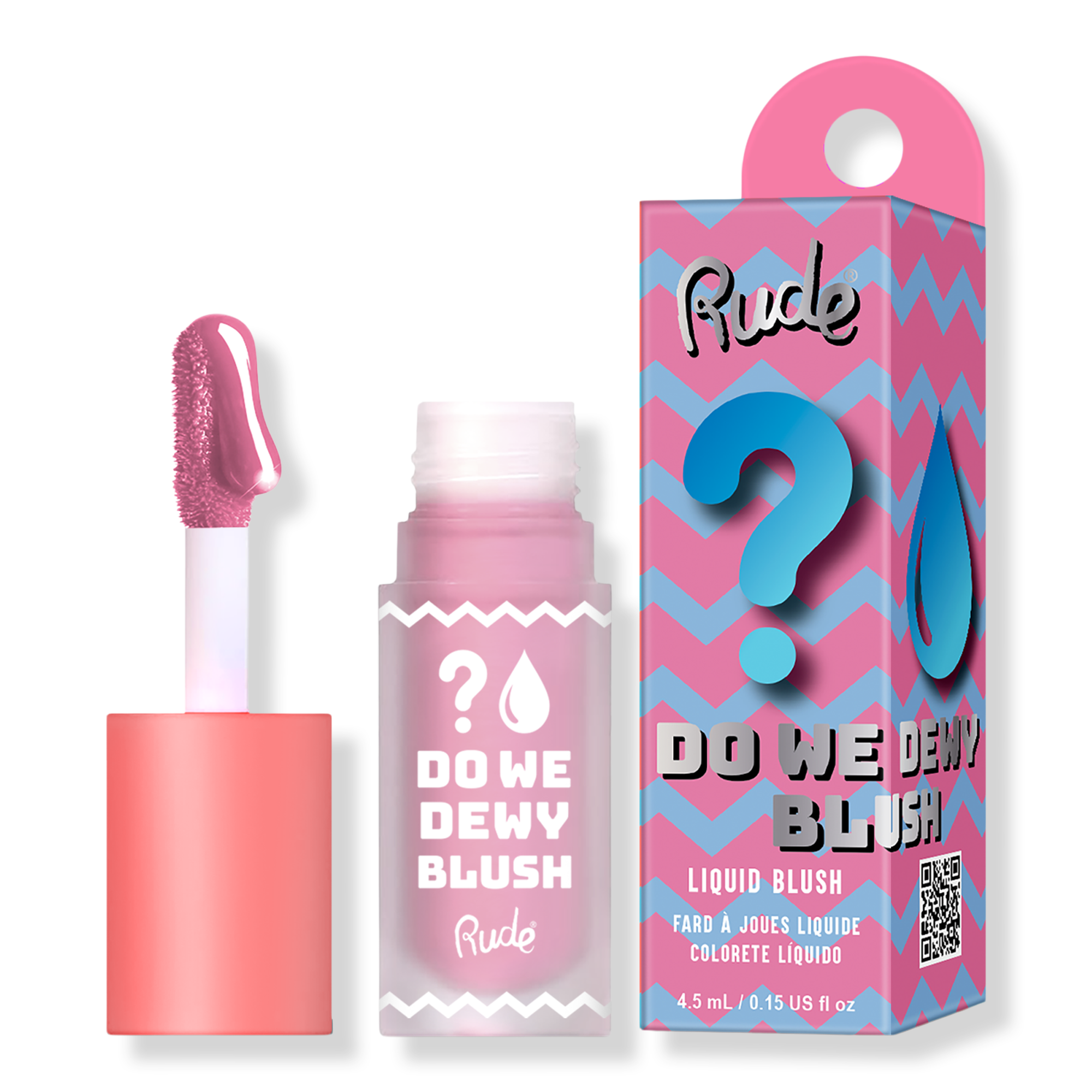 Rude Do We Dewy Liquid Blush #1