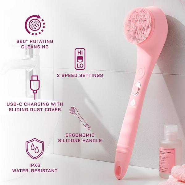 PURSONIC Rechargeable Waterproof Silicone Bath Brush #1