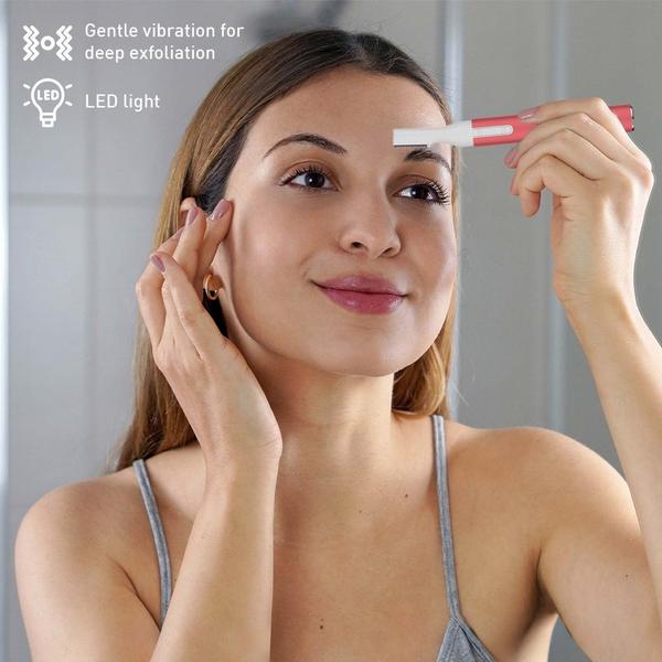 PURSONIC Facial Trimmer & Eyebrow Kit, Heated Eyelash Curler & LED Vanity Mirror #2