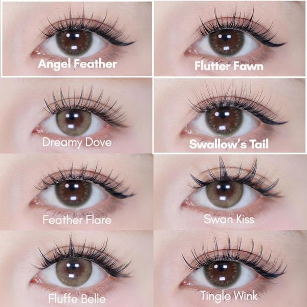 Char Cosmetics Wispy Bundle Halo Feathered Collection #3