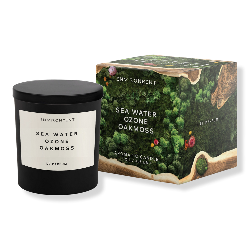 ENVIRONMENT Sea Water Ozone Oakmoss Aromatic Candle - 8 oz