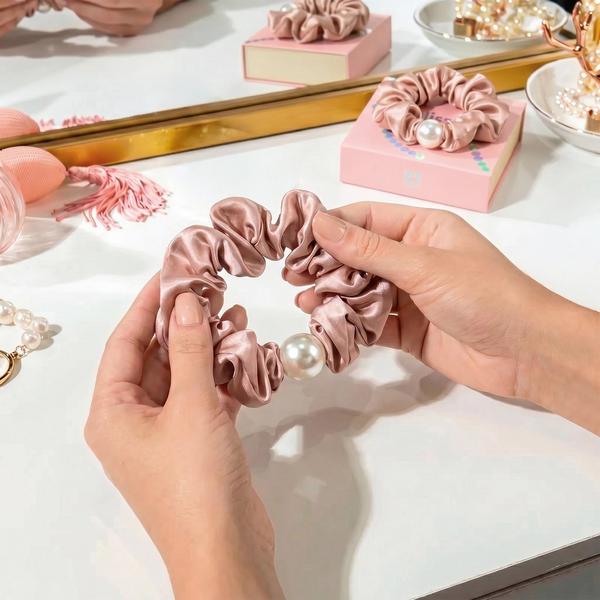 Blissy Pearl Scrunchies #2