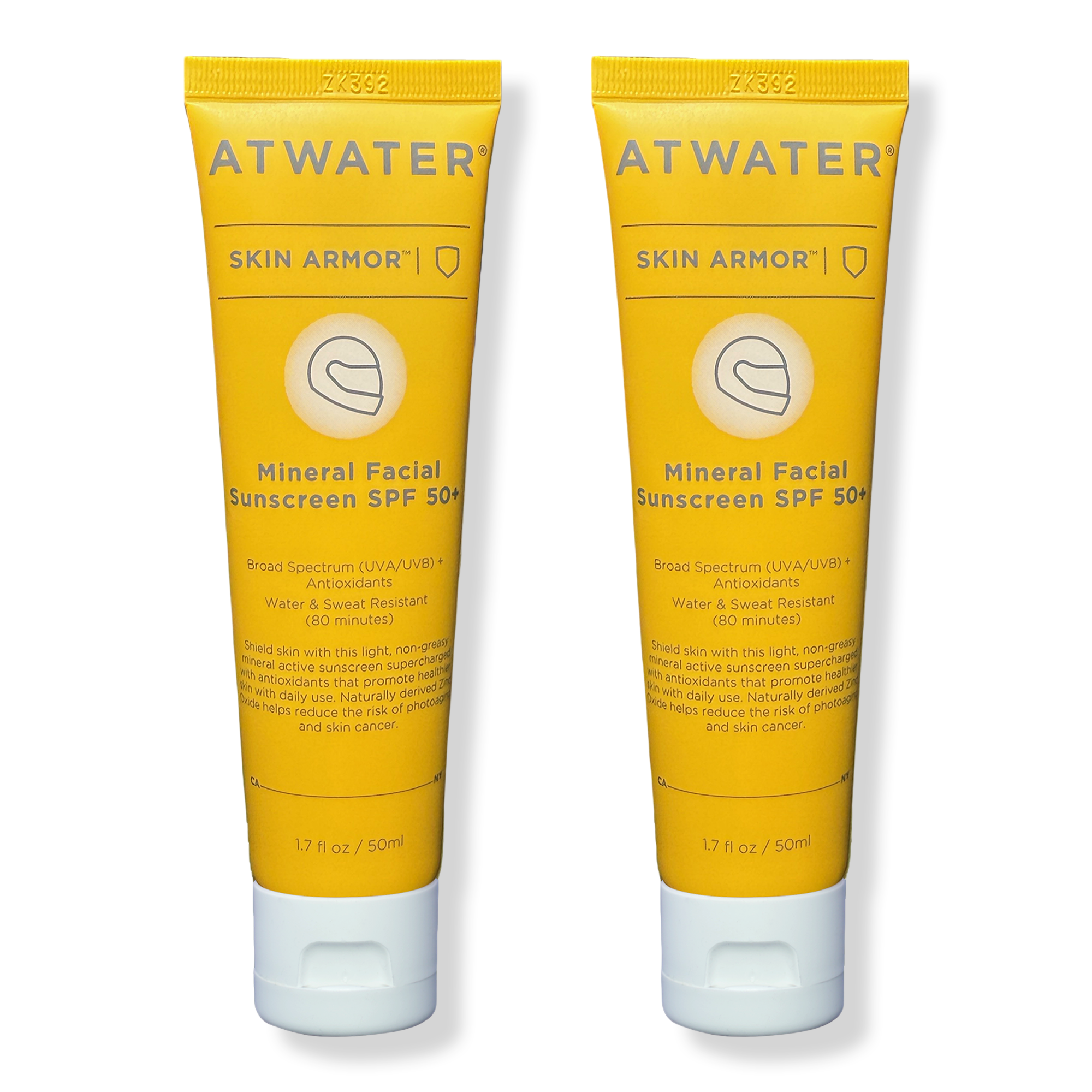 ATWATER Double Play: Skin Armor Mineral Facial Sunscreen SPF50+ #1