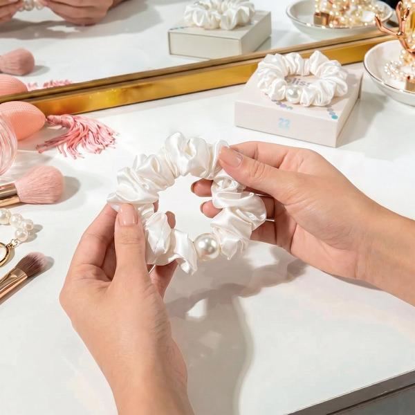Blissy Pearl Scrunchies #3