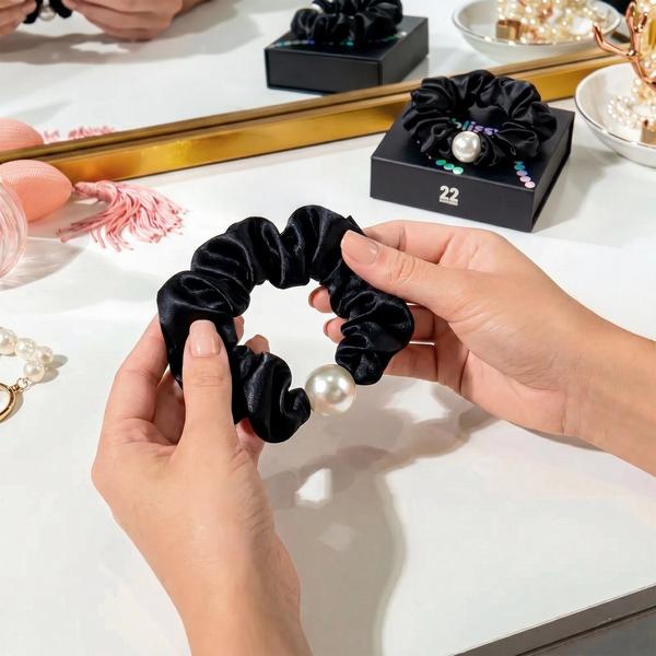 Blissy Pearl Scrunchies #3
