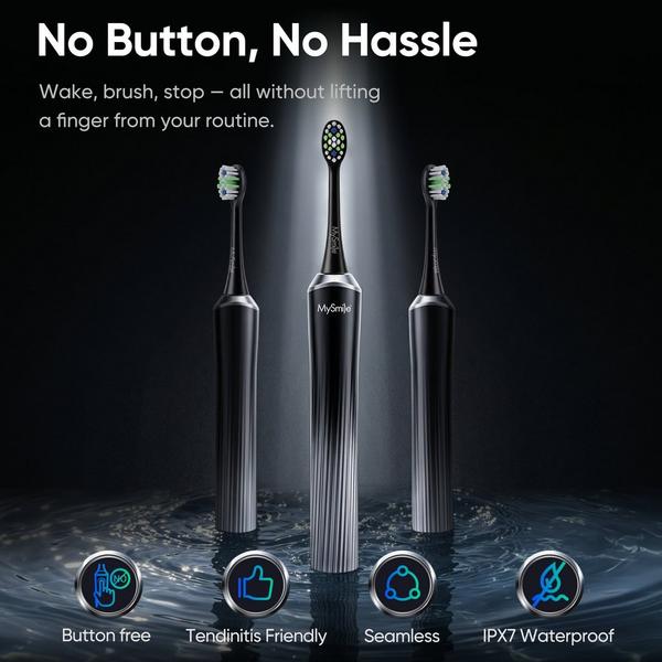 MySmile Button-Free Rechargeable Sonic Toothbrush with Pressure Sensor #2