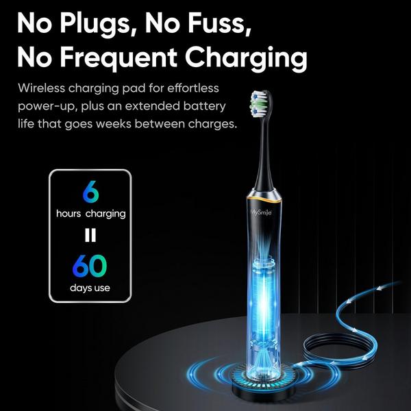 MySmile Button-Free Rechargeable Sonic Toothbrush with Pressure Sensor #6