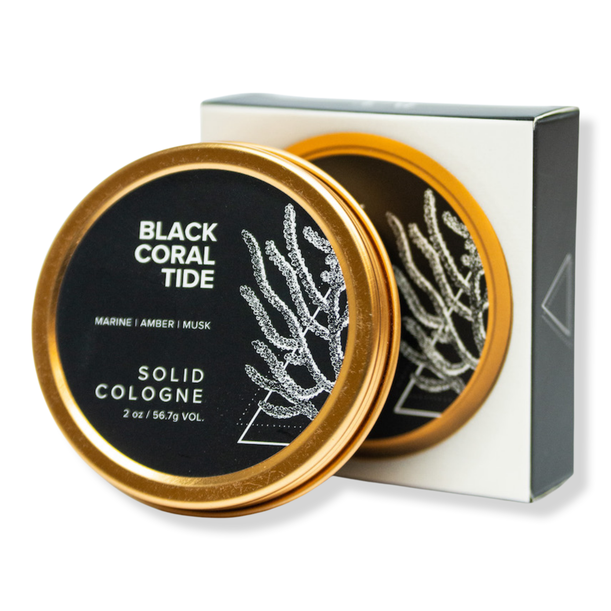 Broken Top Candle Co. Black Coral Tide Solid Cologne #1