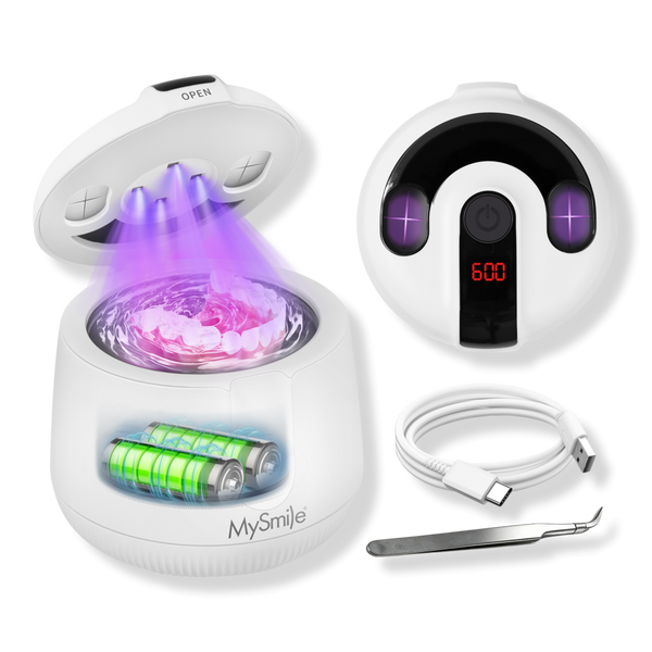 MySmile MS202B Cordless Ultrasonic Retainer & Jewelry Cleaning Pod with Digital Timer #1