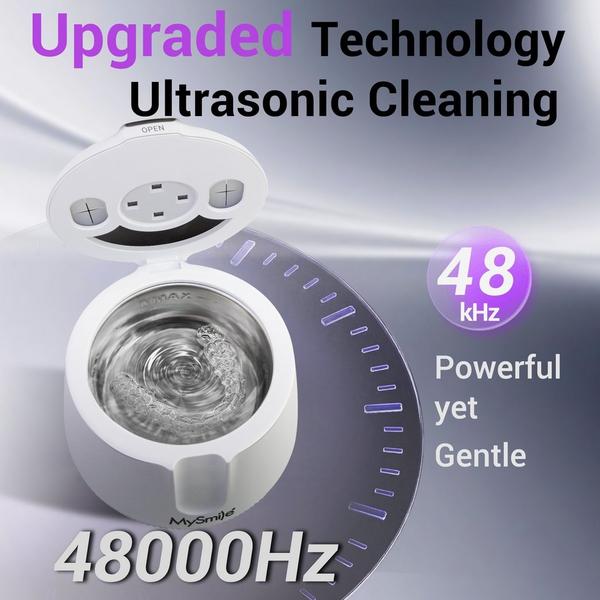 MySmile MS202B Cordless Ultrasonic Retainer & Jewelry Cleaning Pod with Digital Timer #3