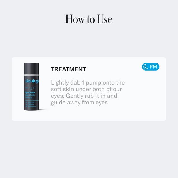 Geologie Eye Cream - Dark Circle Formula #3