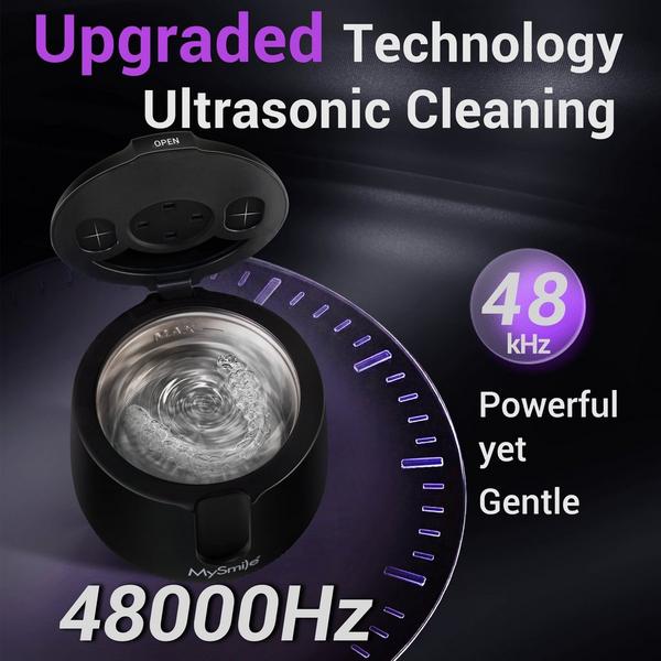 MySmile MS202B Cordless Ultrasonic Retainer & Jewelry Cleaning Pod with Digital Timer #3