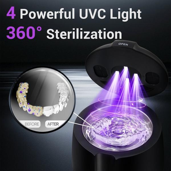 MySmile MS202B Cordless Ultrasonic Retainer & Jewelry Cleaning Pod with Digital Timer #4